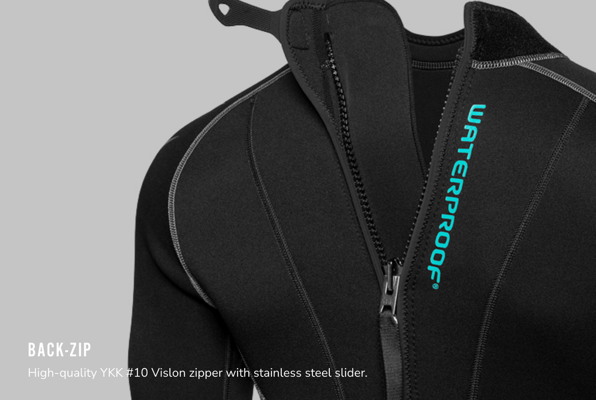 Waterproof w30 glidelås