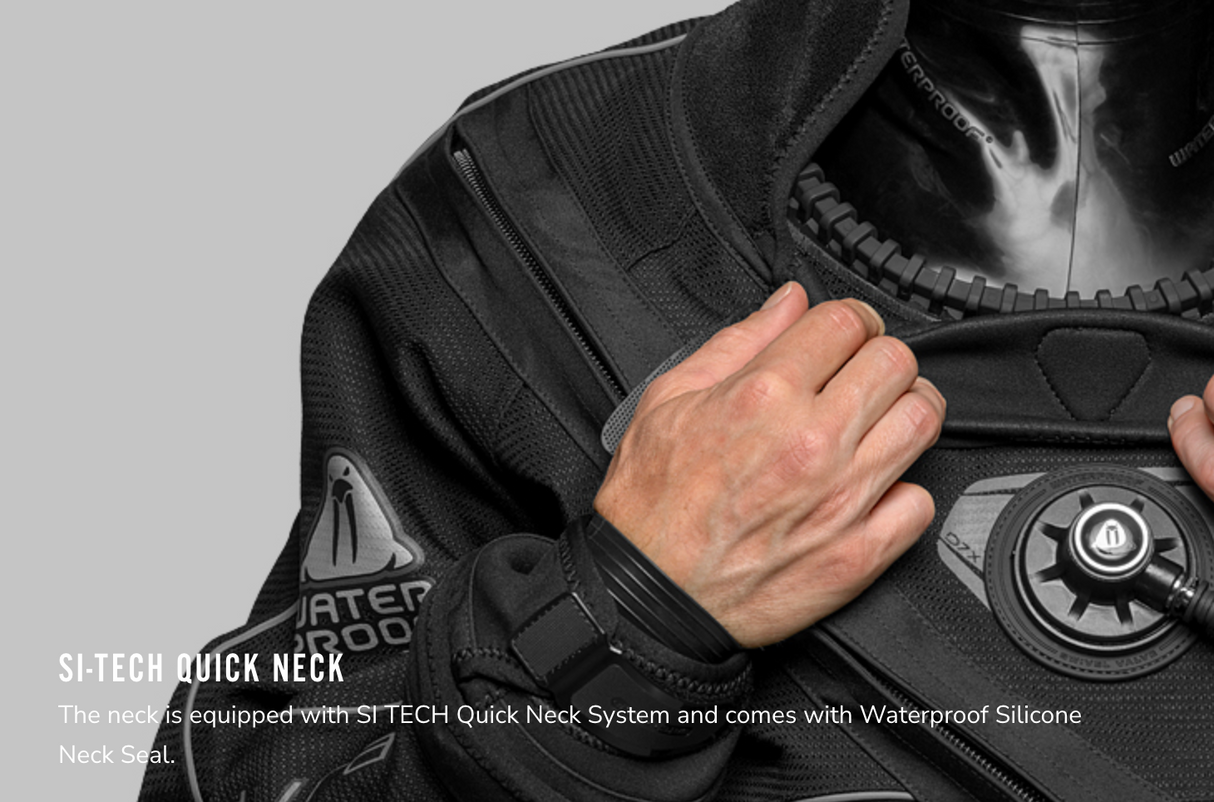 Waterproof d7x si-tech quick neck