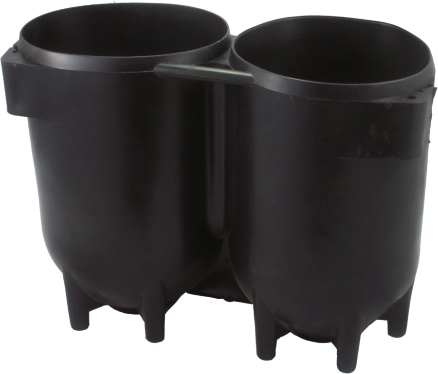 Flaskebunn for dobbeltsett, 140mm