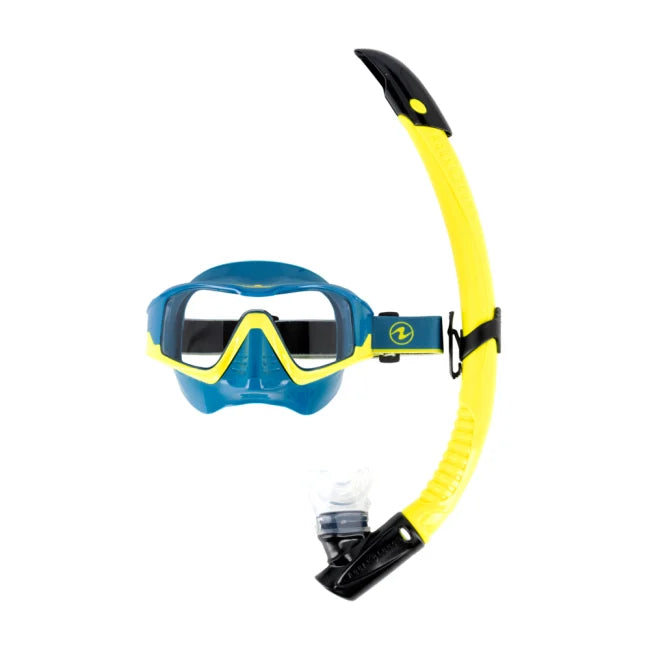 Aqualung Vita Maske og Snorkel petroleum/ yellow