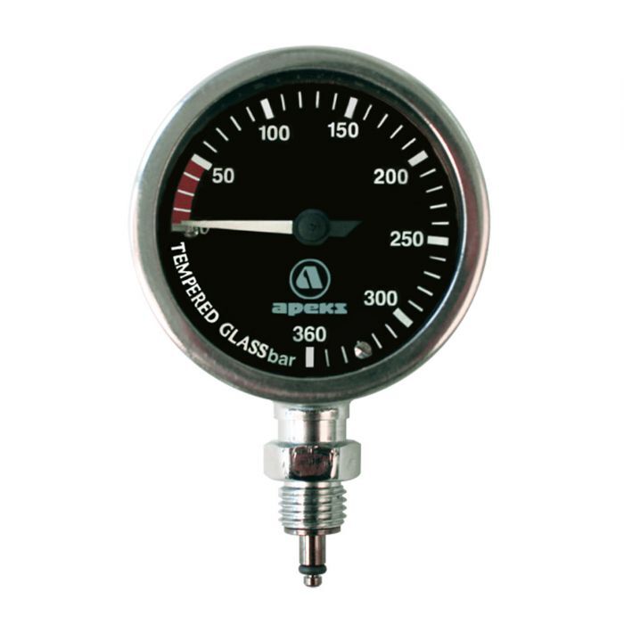 Apeks manometer m/ 65cm HP slange