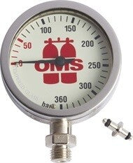 OMS manometer 63mm, 360 bar