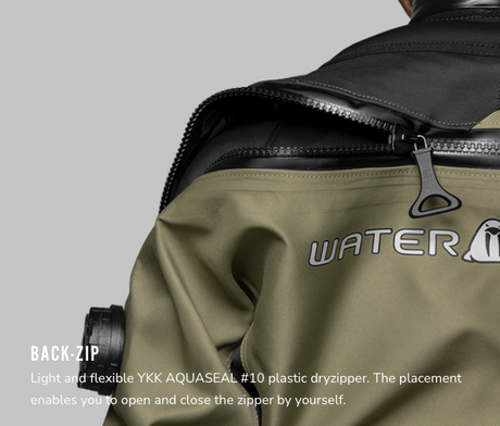 Waterproof d3 glidelås