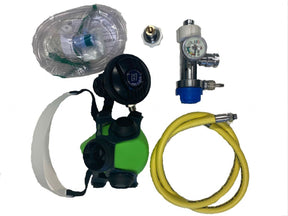 Ventilsett for oksygenbehandling, O2, DIN477 nr.6