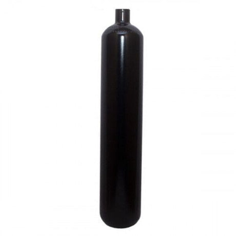 Flaske, stål 1,8L 230 svart u/kran og fot